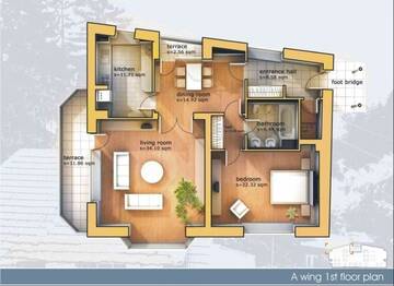 Фото номера Апартаменты с 1 спальней и террасой Апарт-отели 6 Apartments г. Предял 61
