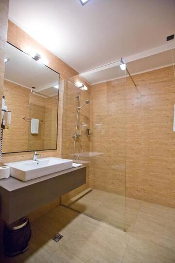 Фото номера Улучшенный двухместный номер с 1 кроватью Отель Hotel Piemonte г. Предял 13