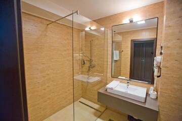 Фото номера Улучшенный двухместный номер с 1 кроватью Отель Hotel Piemonte г. Предял 6